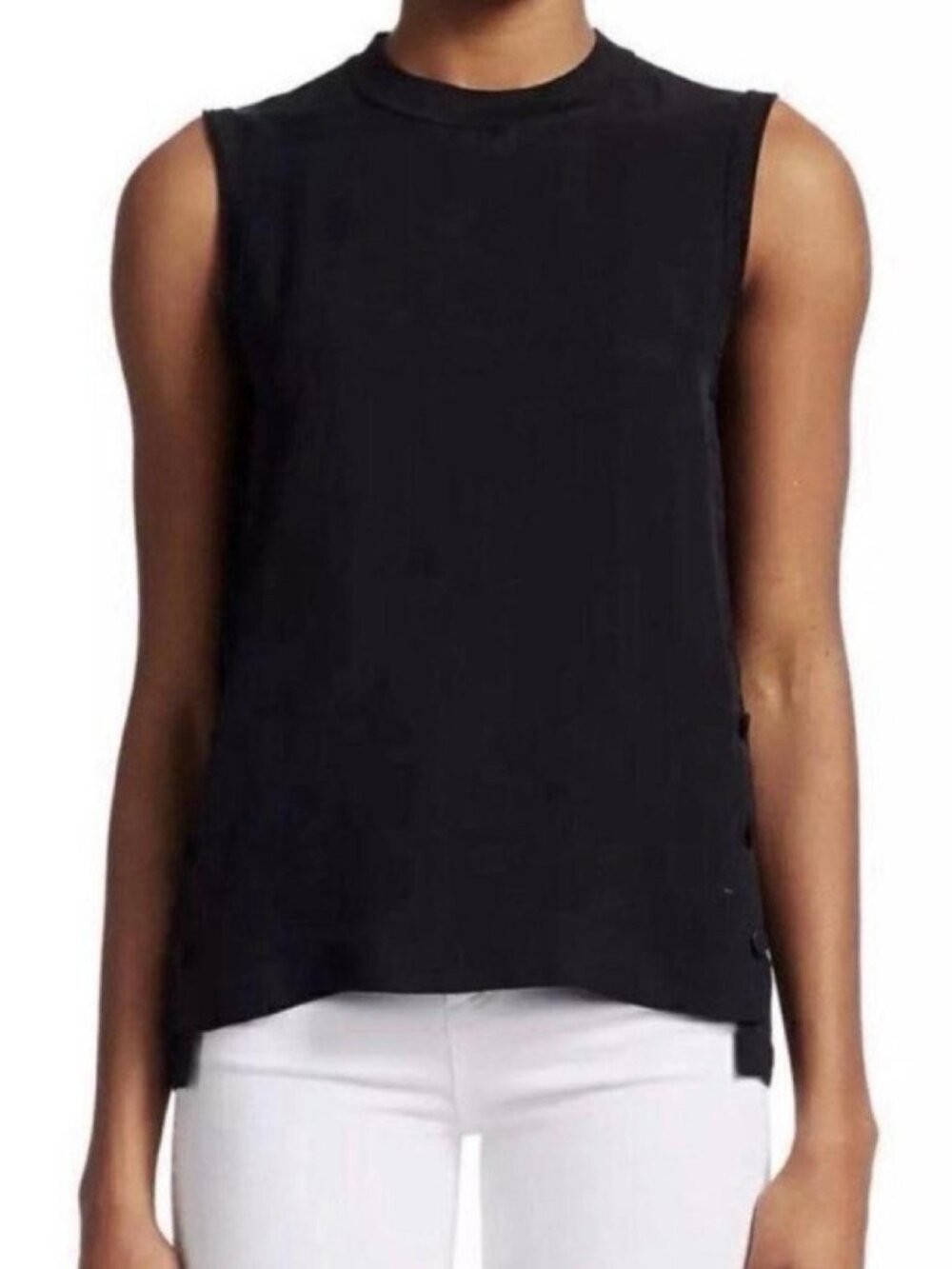 Rag & Bone Black Sleeveless Top Size S